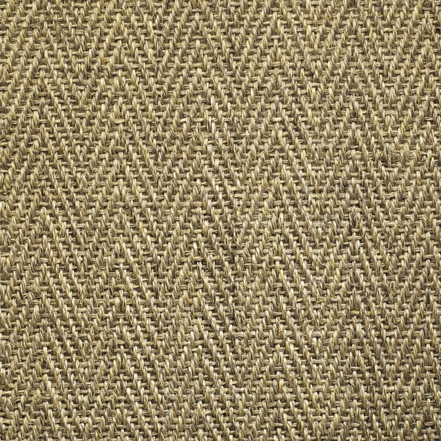 Sisal structuré gris zingué, rouleau l.4 m