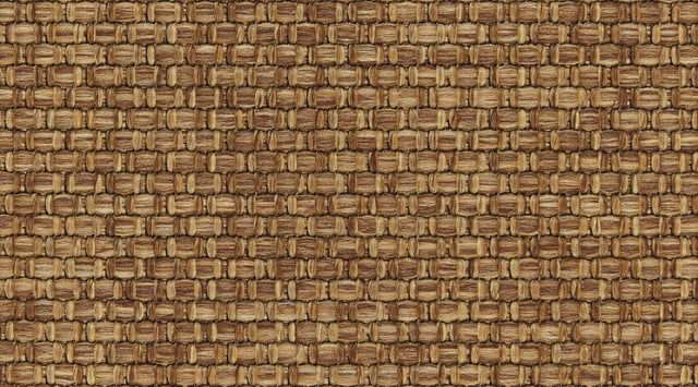 Sisal  uni marron, rouleau l.4 m