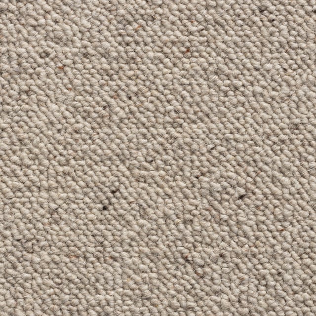 Moquette laine uni beige, rouleau l.4 m