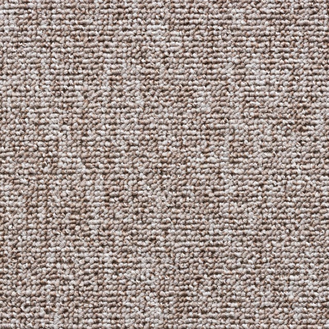 Moquette tufté uni beige, rouleau l.4 m