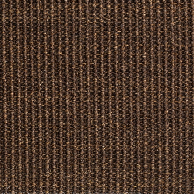 Sisal structuré chocolat, Cacao, rouleau l.4 m