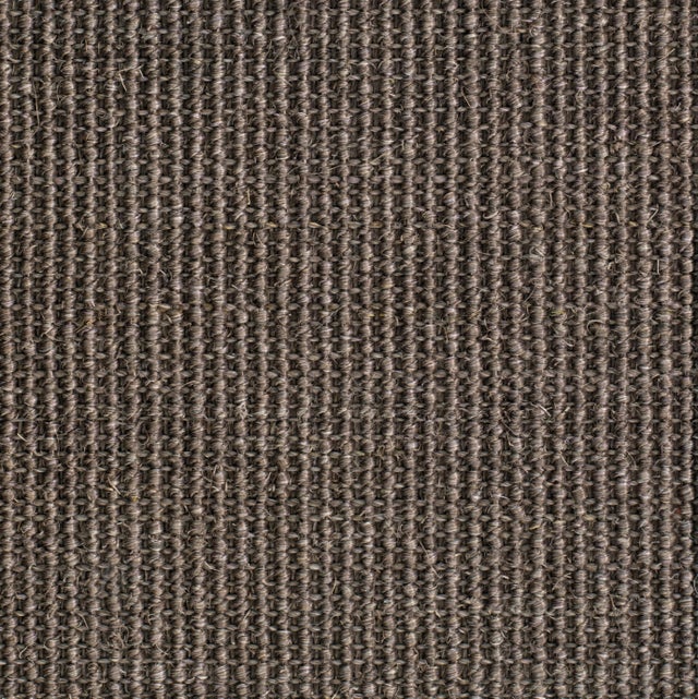 Sisal structuré gris clair, rouleau l.4 m