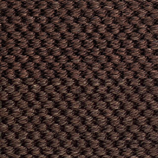 Sisal structuré chocolat, Moka, rouleau l.4 m