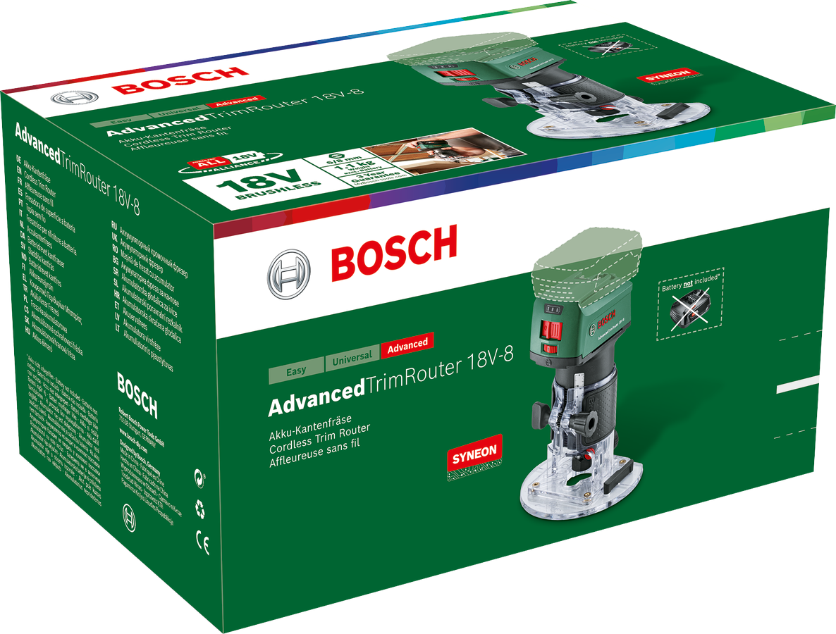 Fresadora BOSCH ADVANCETRIMROUTER 18V 8 - 5