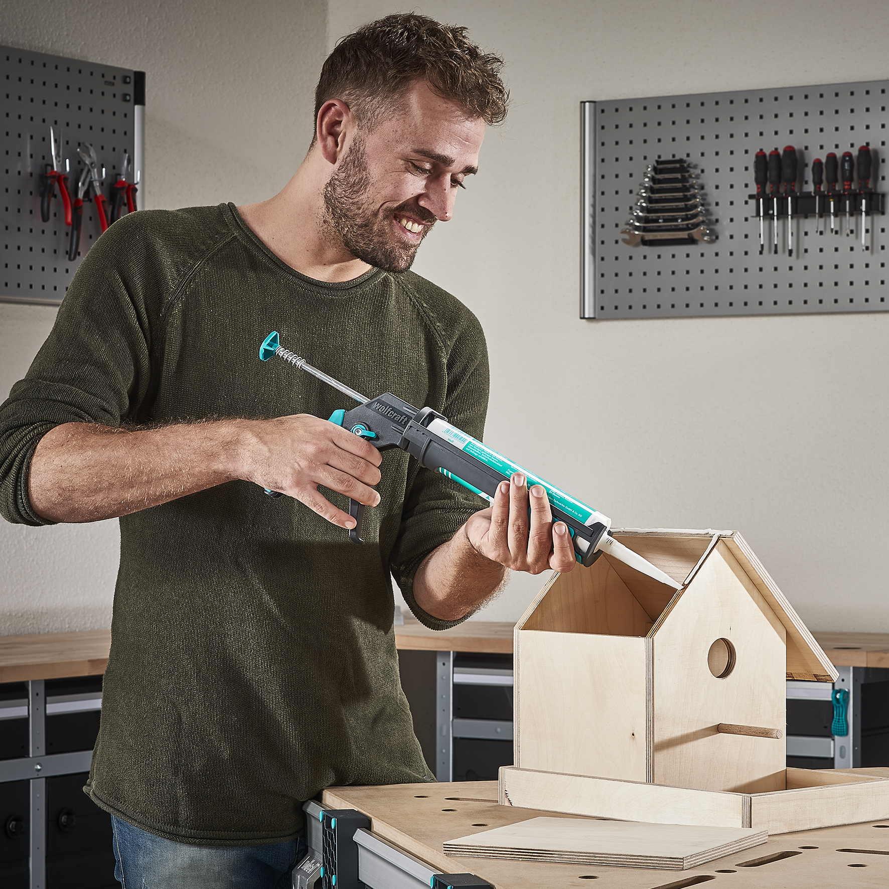 Pistolet à cartouche MG 250 ERGO WOLFCRAFT pression max. 160kg - 4