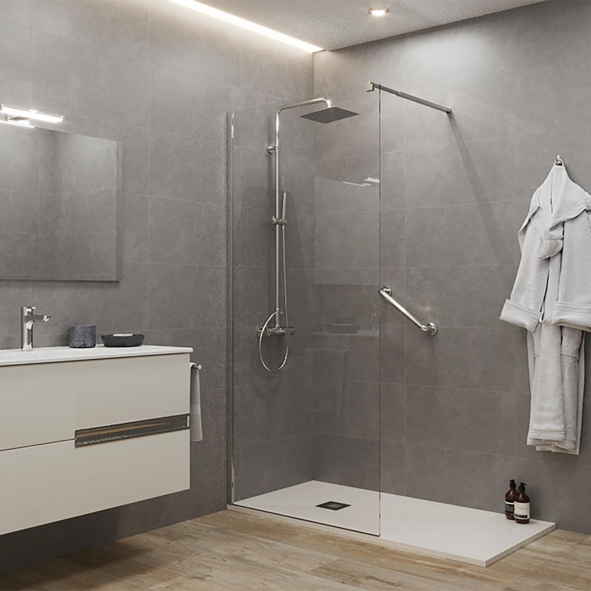 Columna de ducha Blao monomando 110x26 cm - 2