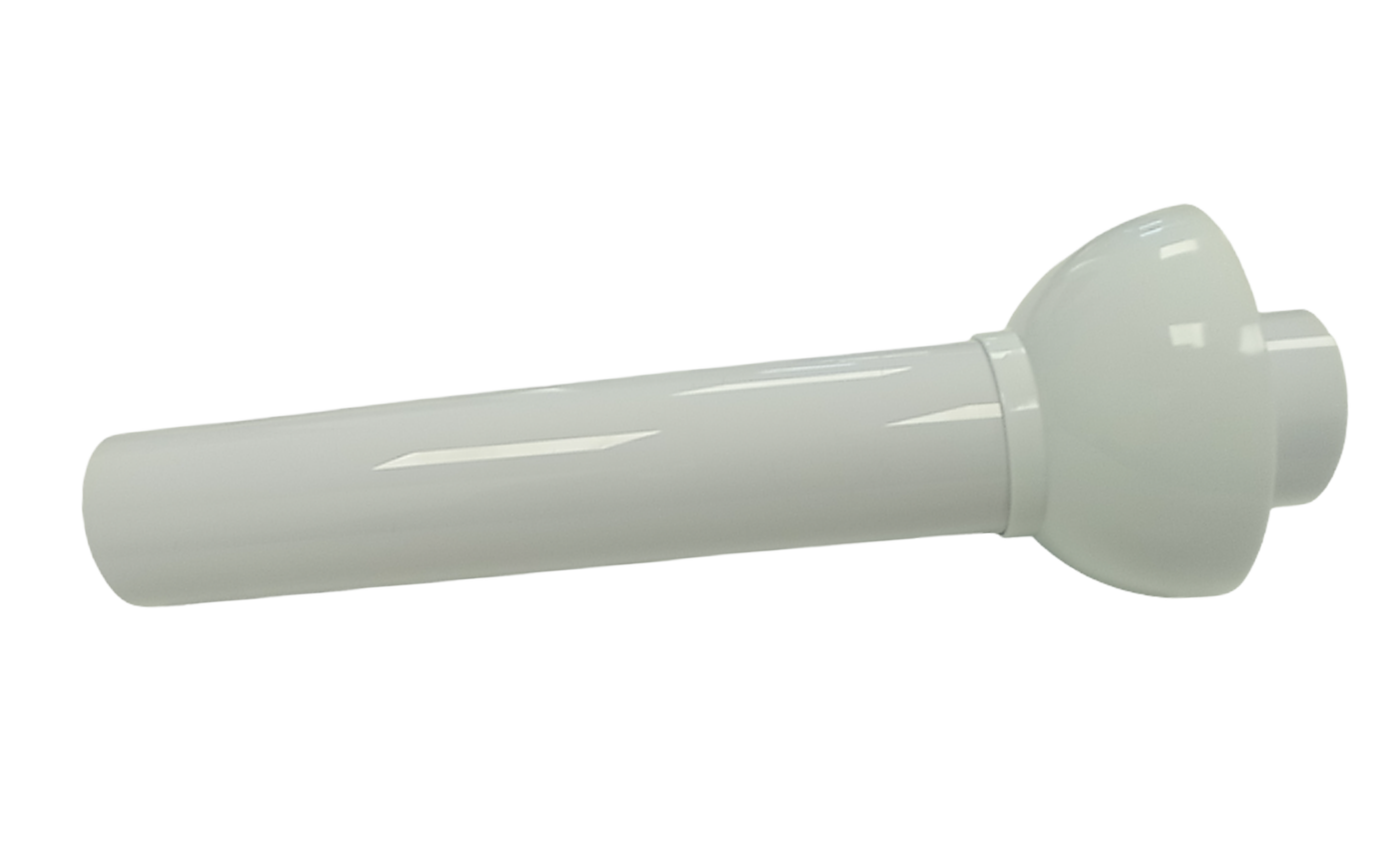 Alargadera con plafón d40 blanca 25cm