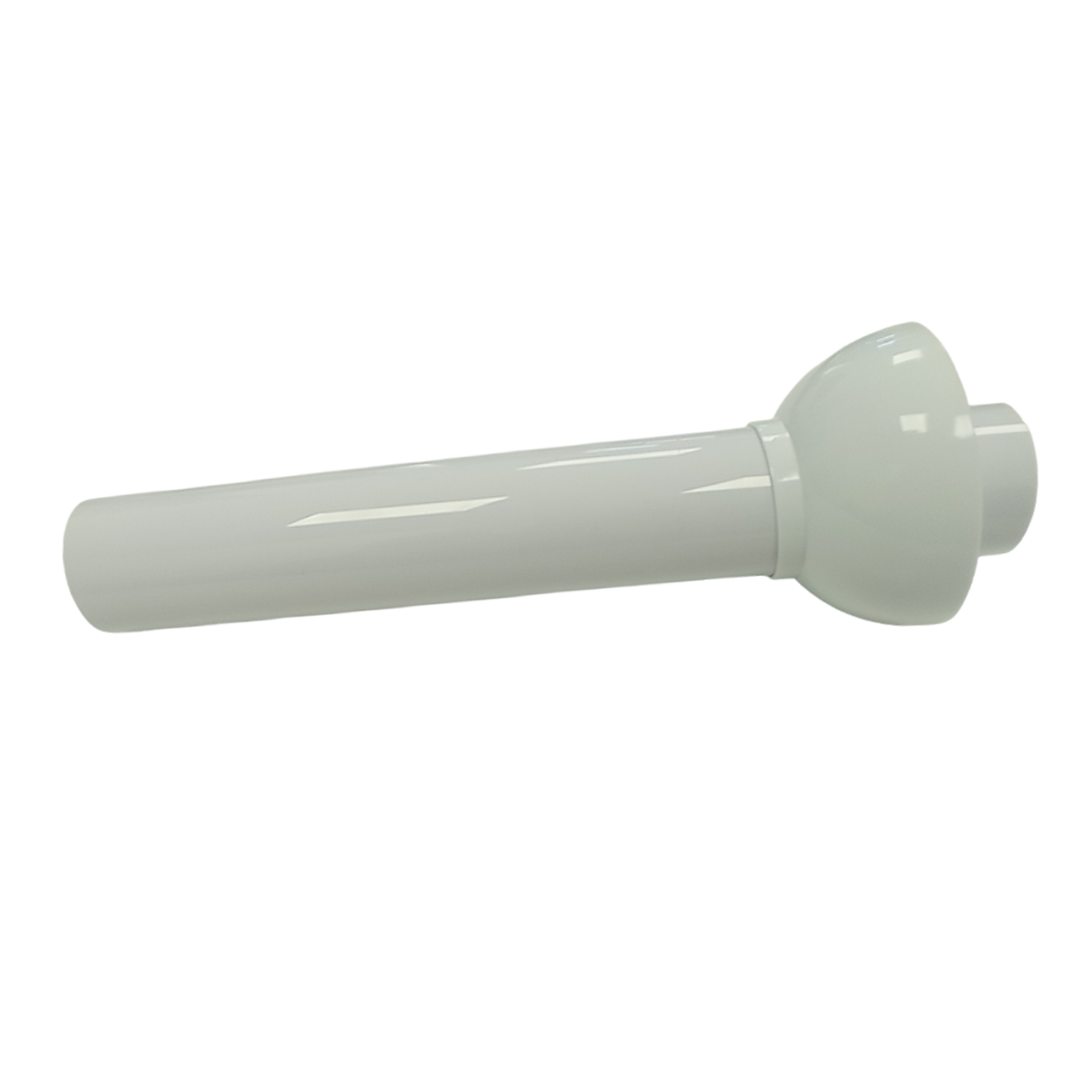 Alargadera con plafón d32 blanca 25cm
