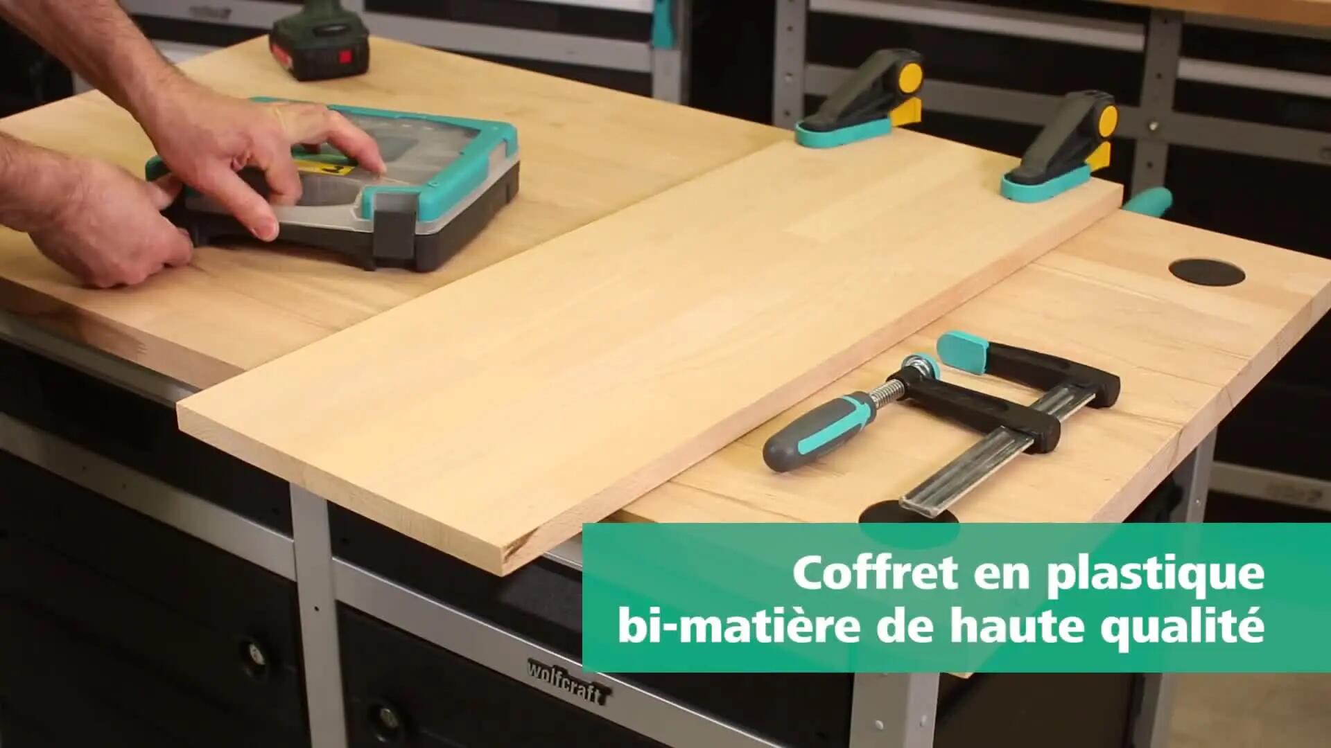 Coffret vissage invisible WOLFCRAFT