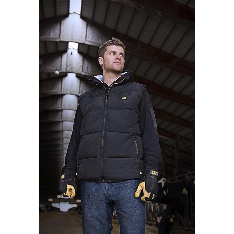 Gilet de travail Artic zone CATERPILLAR noir taille m