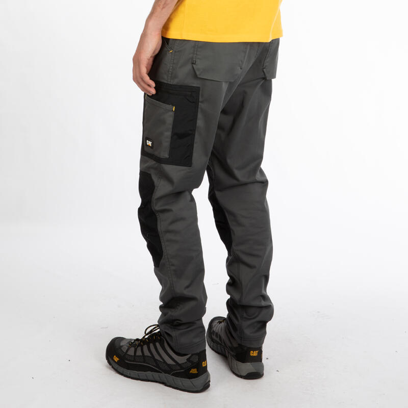 Pantalon de travail Essentials cargo CATERPILLAR gris, taille 50 - 3