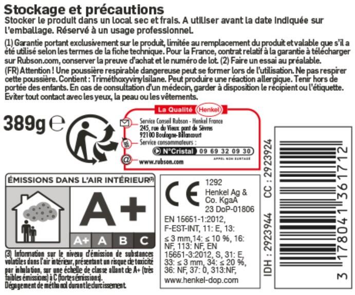 Lot de 3 colle de fixation MS polymère Colle & jointe flextec PATTEX, 389 g blan - 7