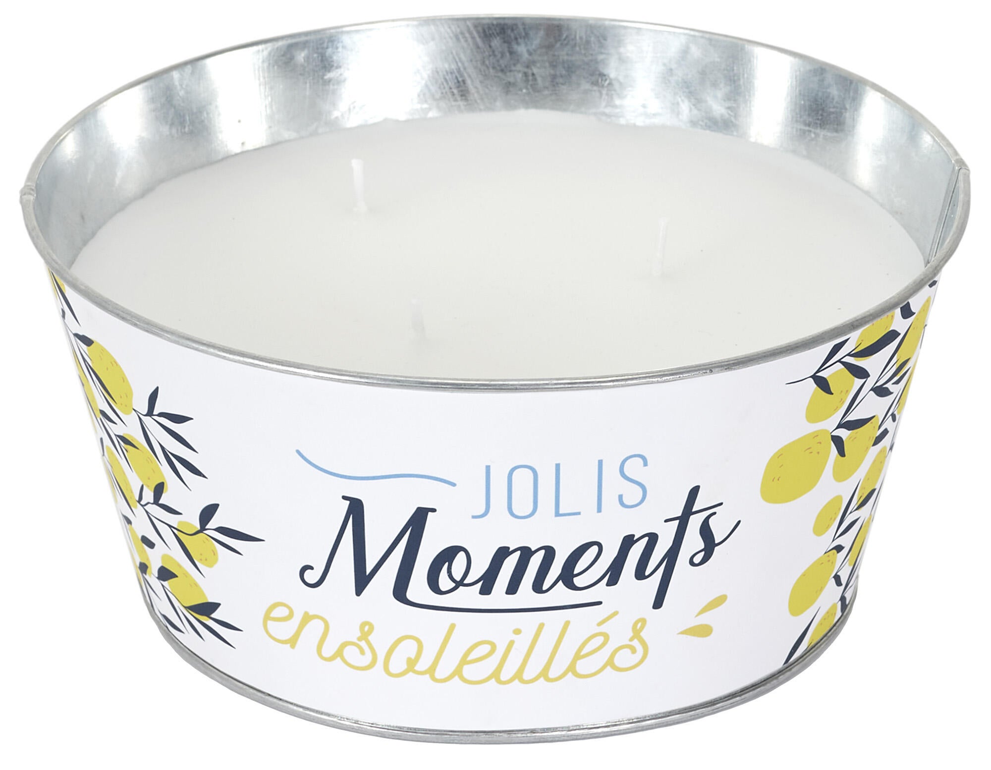 Pack de 2 velas CITRONELA de 20 cm de diámetro - 2