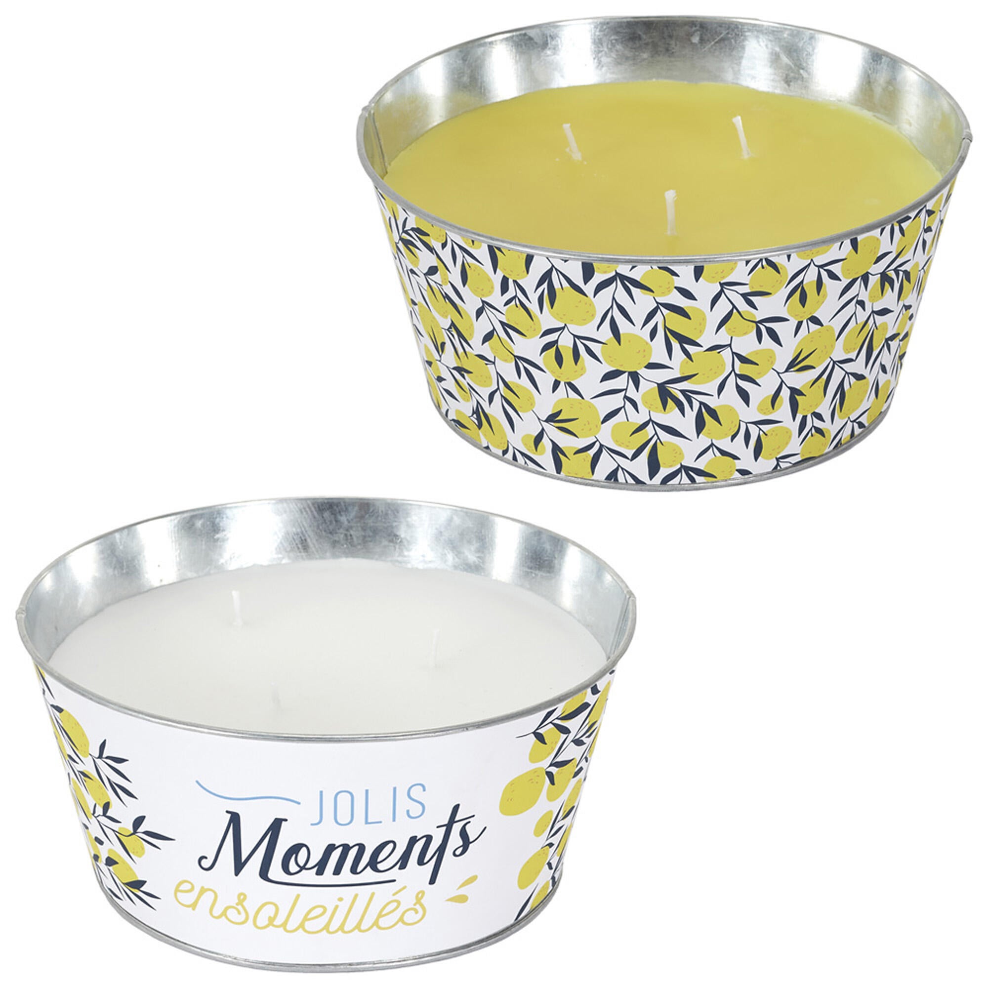 Pack de 2 velas CITRONELA de 20 cm de diámetro - 4