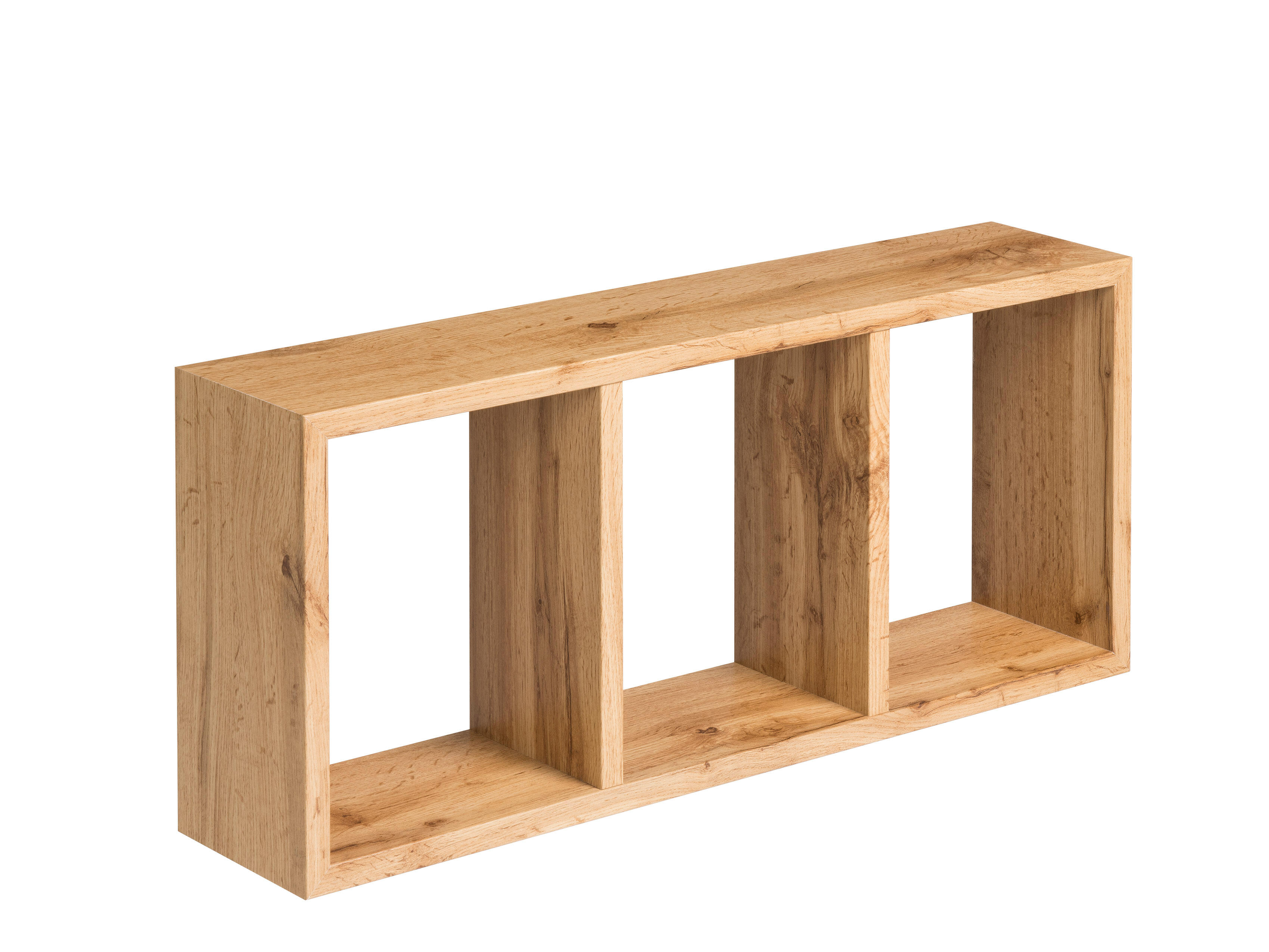 Etagère cube Triade décor chêne wotan, L.30 x H.70 x P.15.5 cm - 5