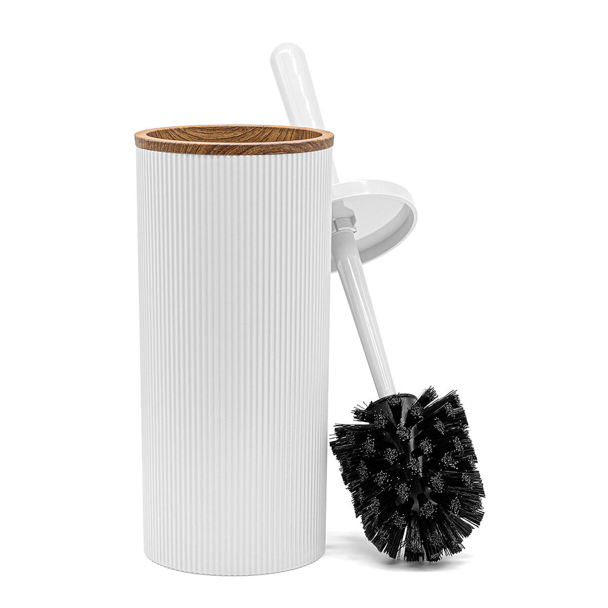 Portascopino london H 34.2 cm in polipropilene bianco - 3