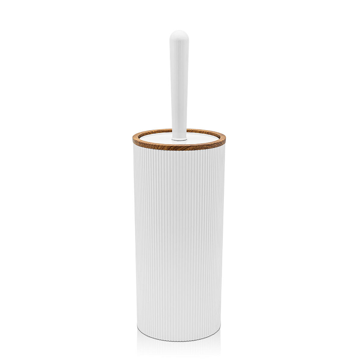 Portascopino london H 34.2 cm in polipropilene bianco - 2