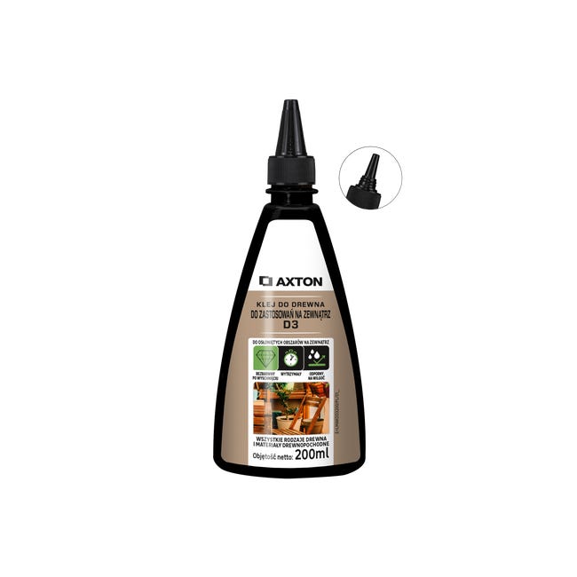 Klej do drewna d3 200 ml axton 90112673