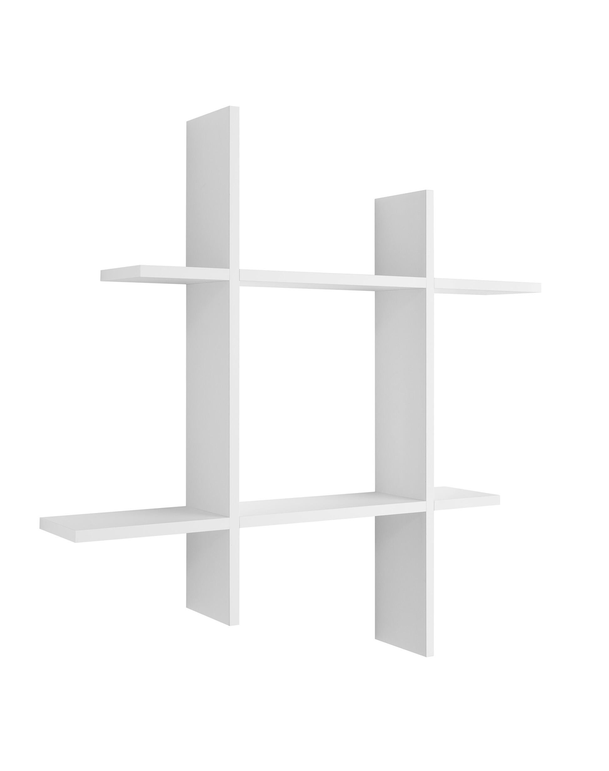 Etagère murale Lucia blanc mat, L.80 x P.15 cm, Ep.18 mm - 2