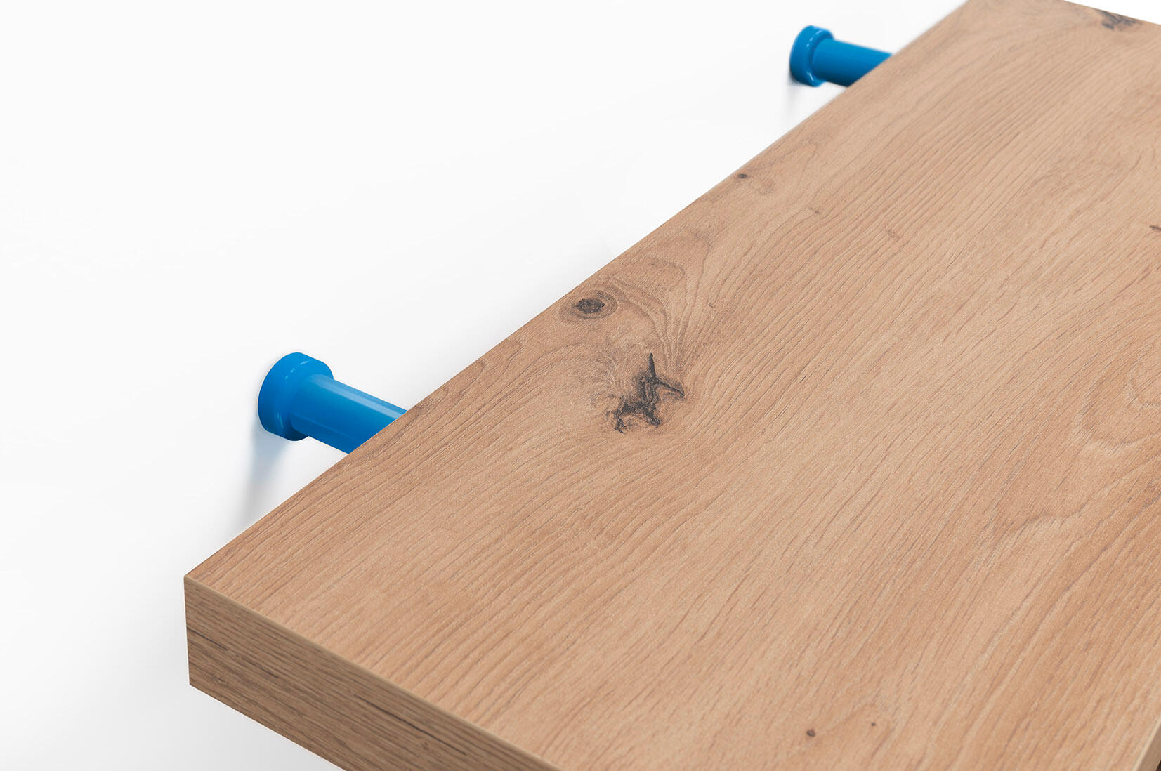 Kit de fixation invisible pour étagère Elena, L.2.9 cm x P.7 cm - 2