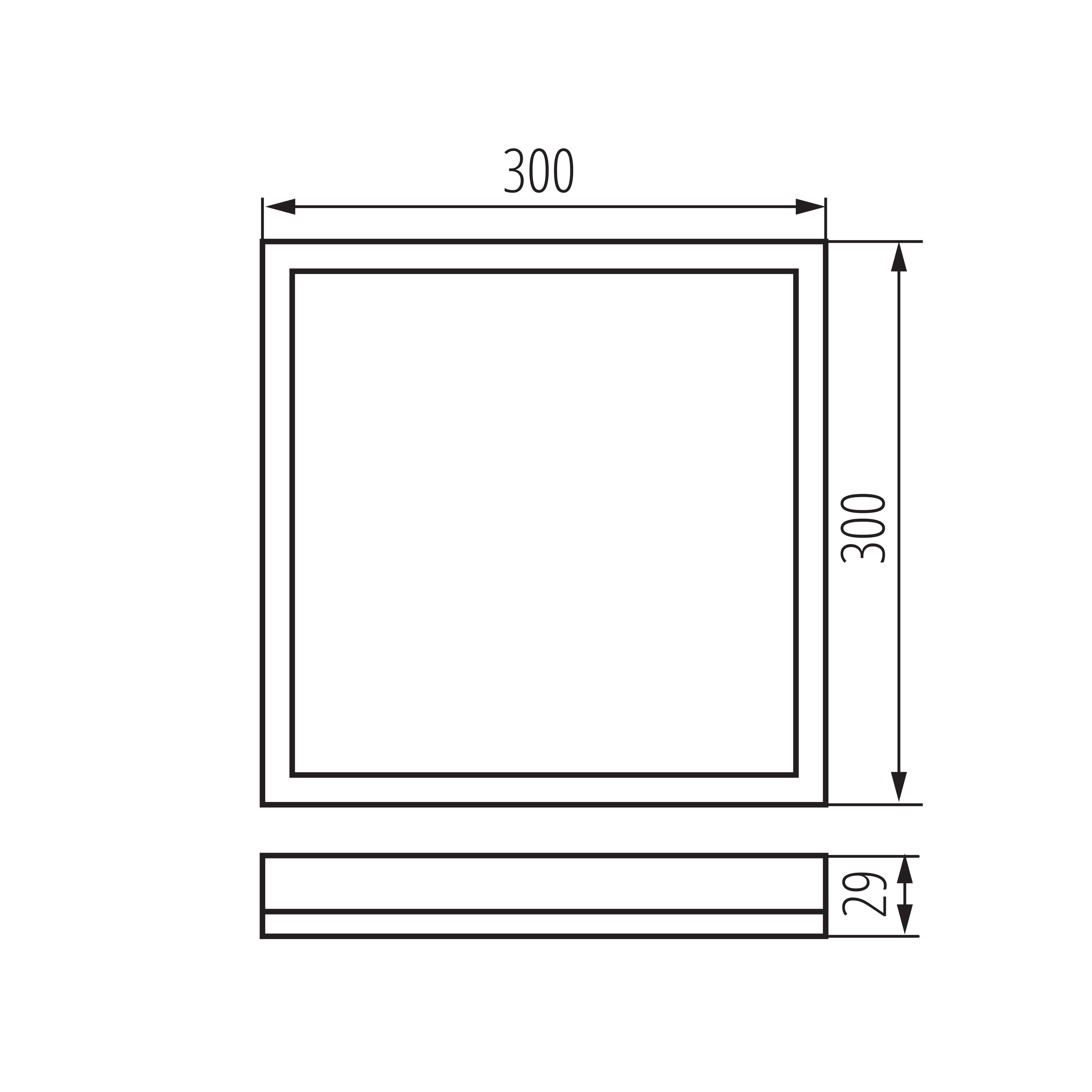 Plafon King Berry czarny 30 cm LED Kanlux - 4