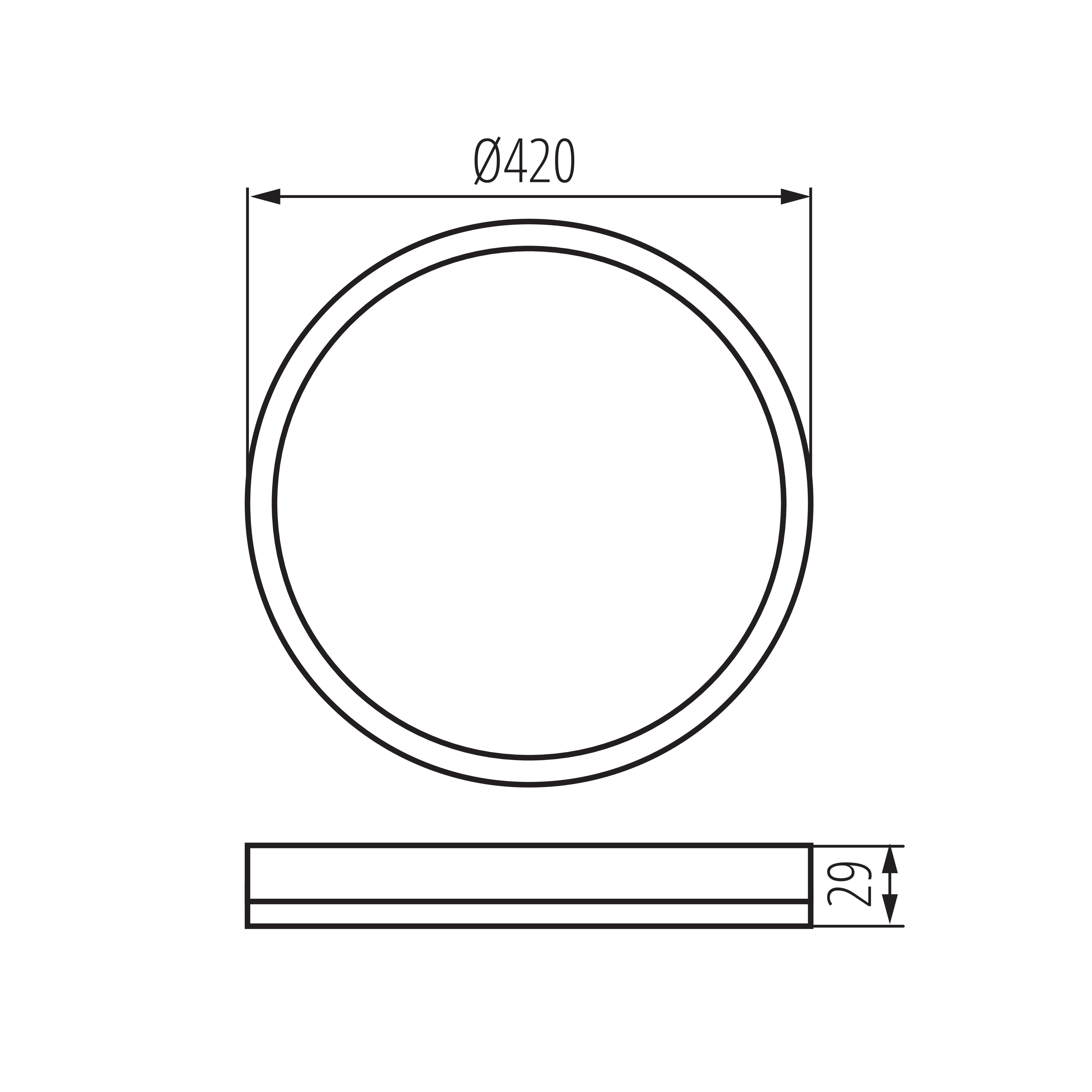 Plafon King Berry czarny 42 cm LED Kanlux - 4