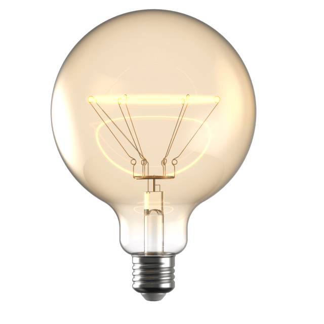 Ampoule led décorative, globe 125mm E27, 300lm = 28W, blanc très chaud, LEXMAN