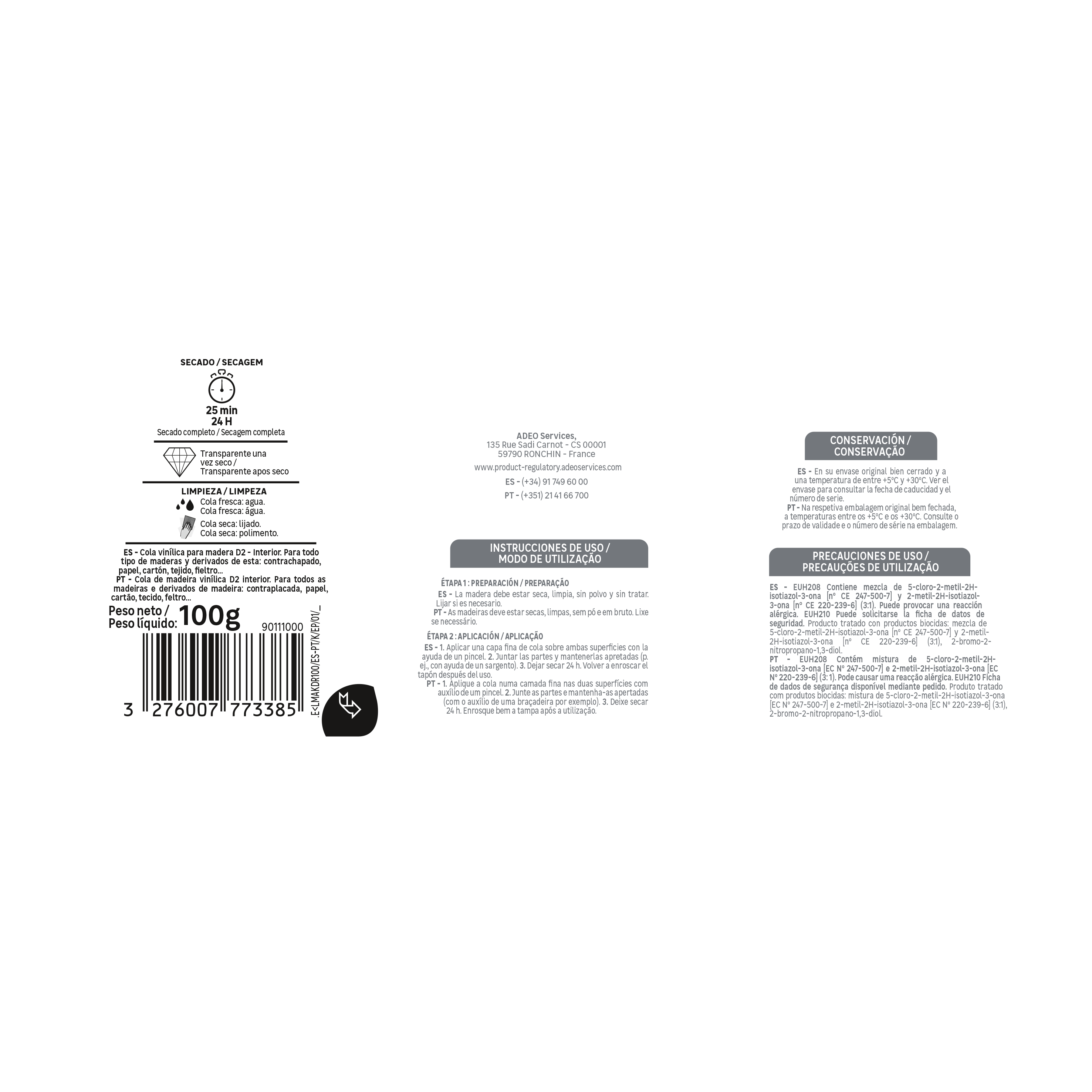 Cola branca para Madeira Axton 100gr - 5