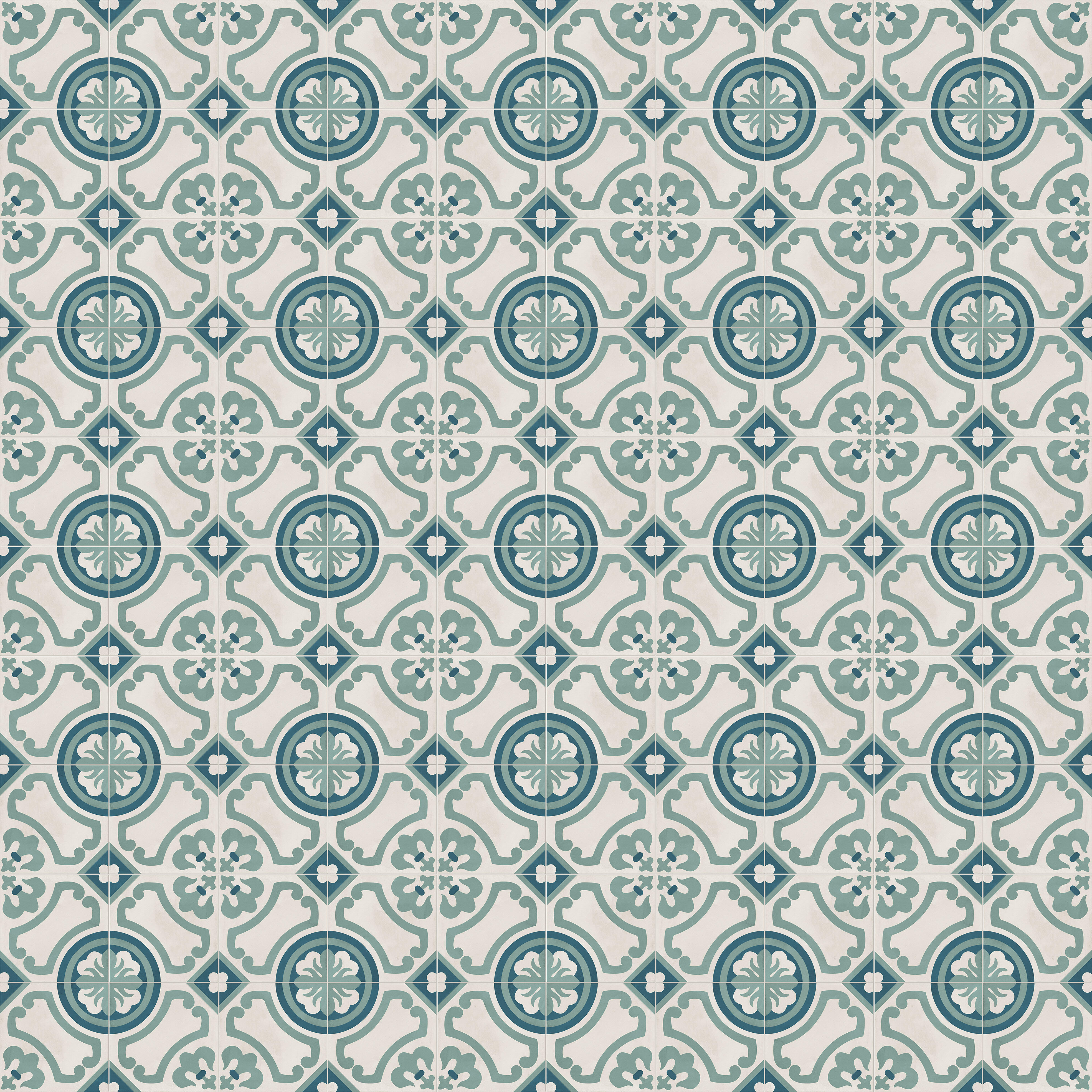 Piastrella da pavimento e rivestimento interno in gres porcellanato 20 x 20 cm non rettificato non smaltato Palermo Intenso opaco Deco Art R9 traffico intenso (pei 4/5) Sp. 8.5 mm 1.2 mq - 5