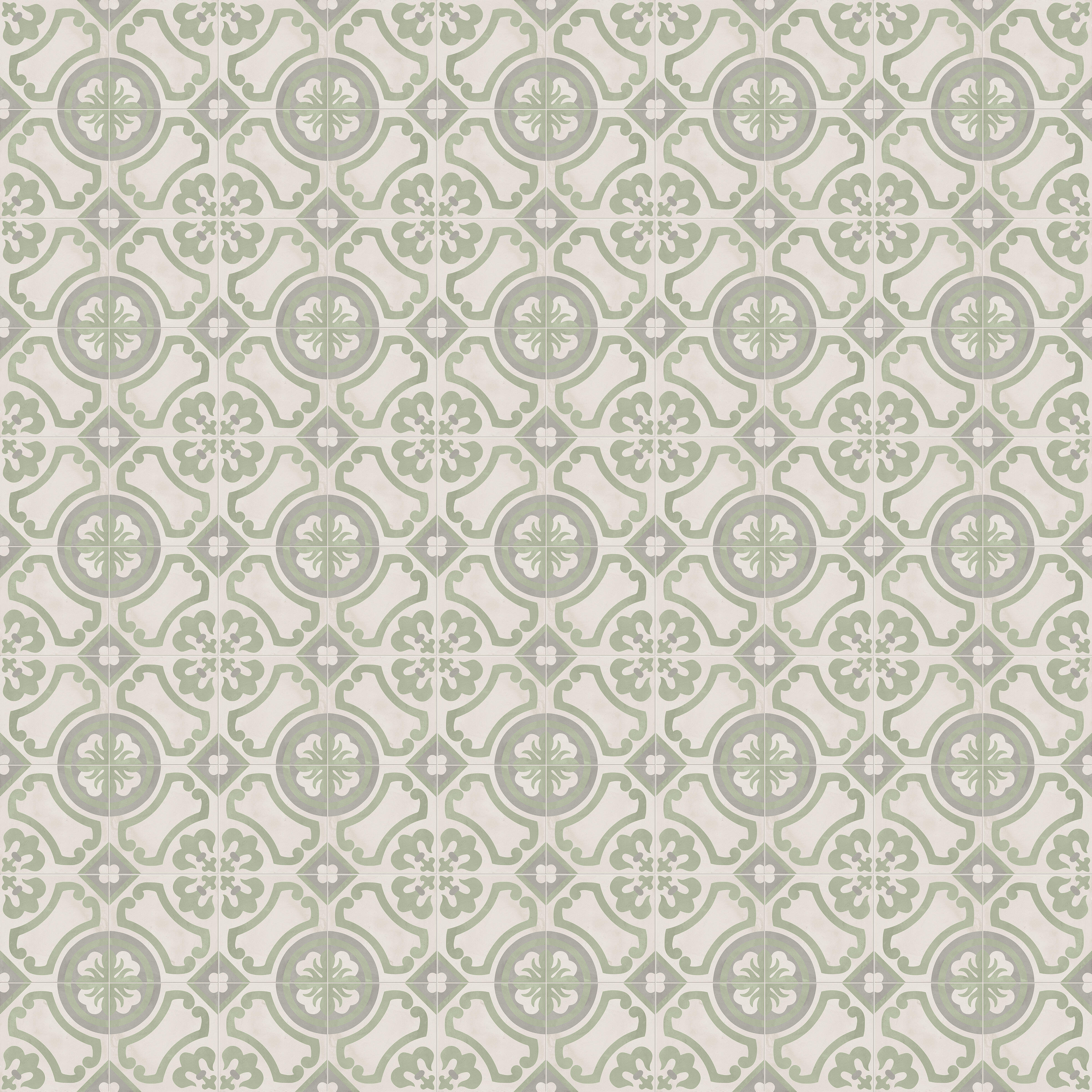 Piastrella da pavimento e rivestimento interno in gres porcellanato 20 x 20 cm non rettificato non smaltato Palermo Dolce opaco Deco Art R9 traffico intenso (pei 4/5) Sp. 8.5 mm 1.2 mq - 5