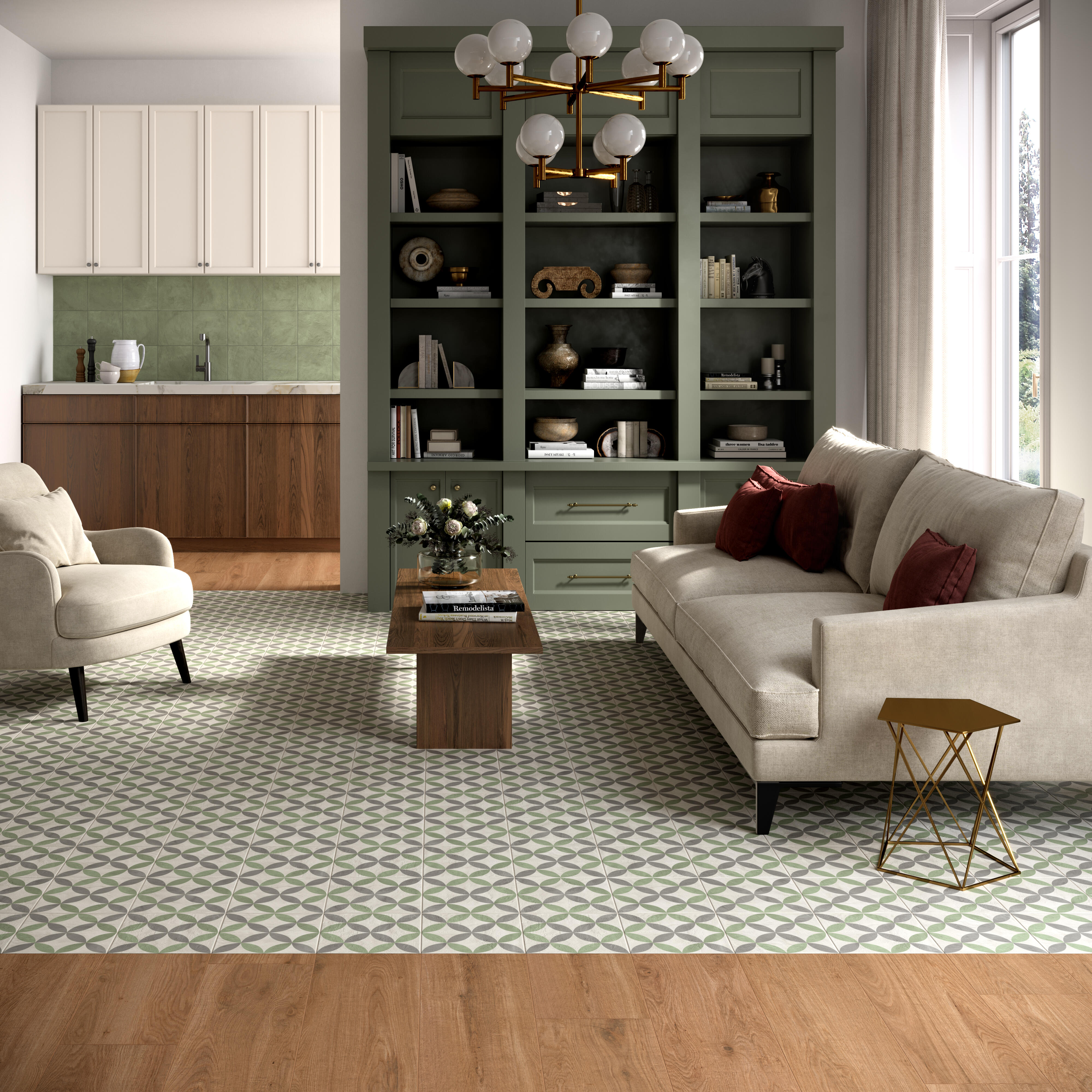Piastrella da pavimento e rivestimento interno 20 x 20 cm non rettificato in gres porcellanato non smaltato Venezia Dolce opaco Deco Art R9 traffico intenso (pei 4/5) Sp. 8.5 mm 1.2 mq - 2