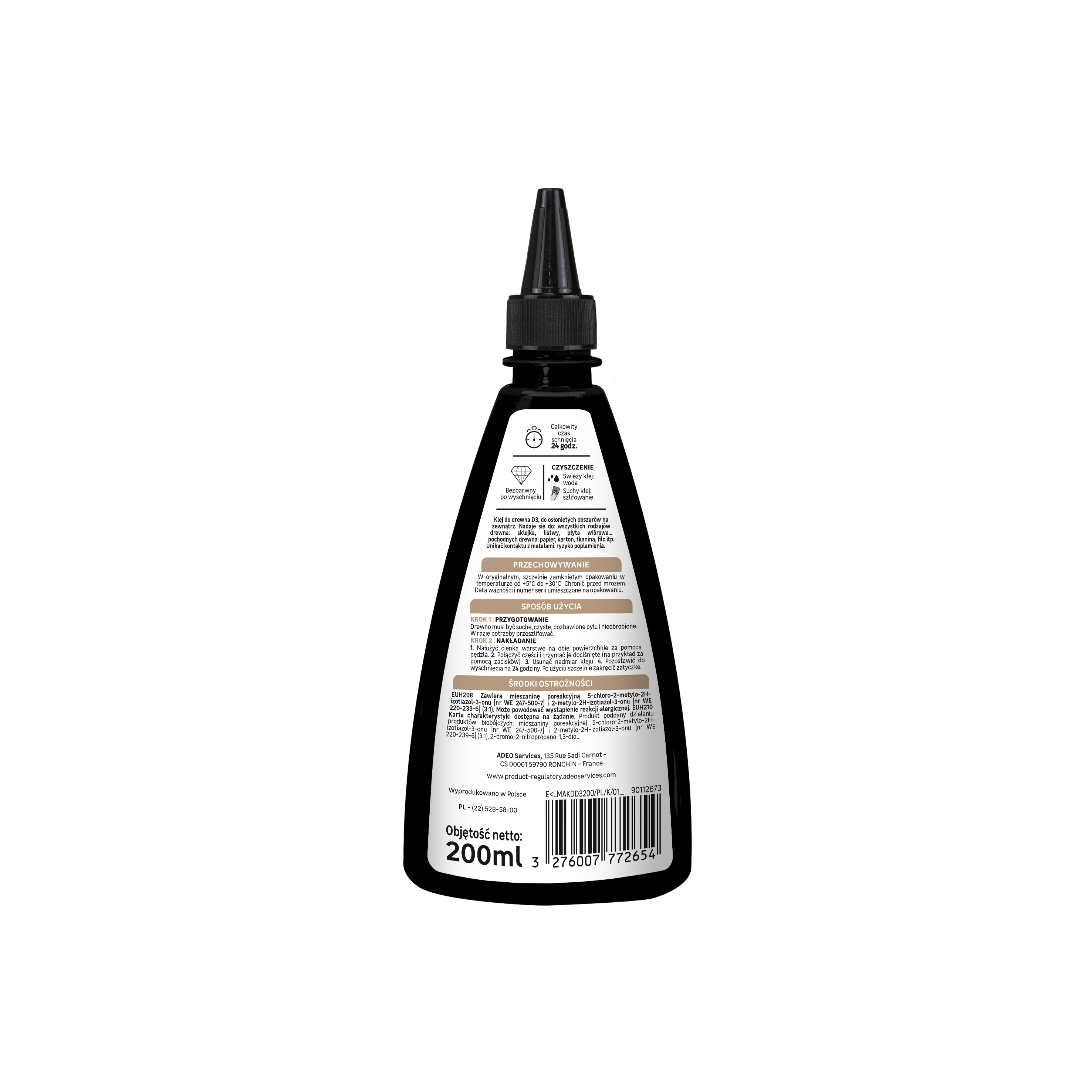 Klej do drewna D3 200 ml Axton - 6