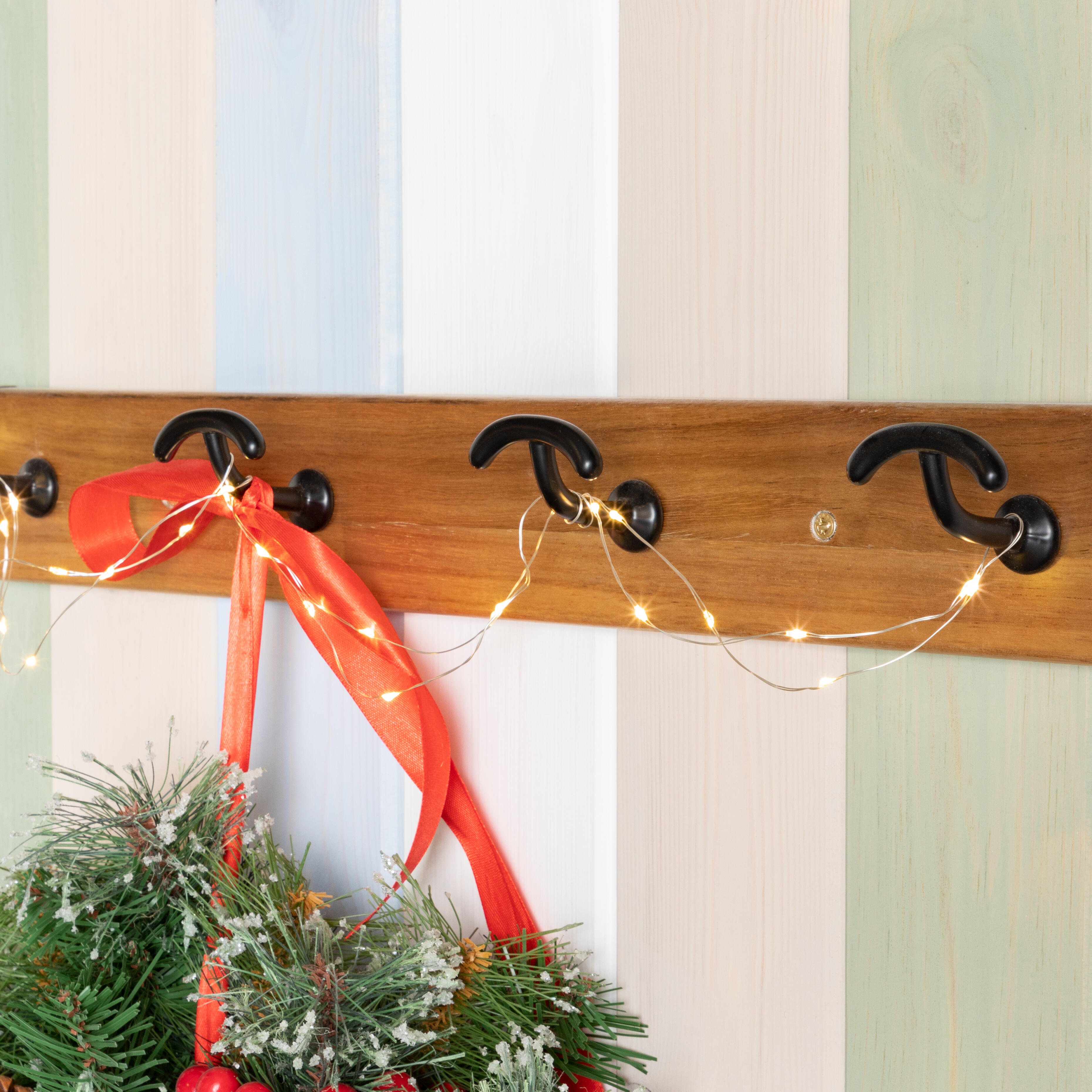 Grinalda iluminada microled para interior 495 cm branco quente - 6