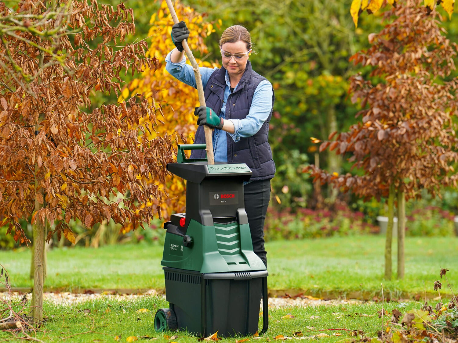 Biotrituratore elettrico BOSCH AXT 25 D  53 l 2500 W - 3