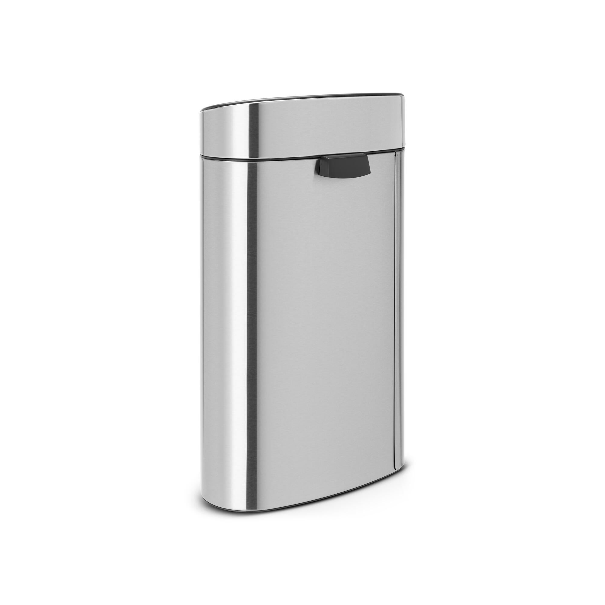 Poubelle de cuisine 40L BRABANTIA Touch bin acier inoxydable gris - 5