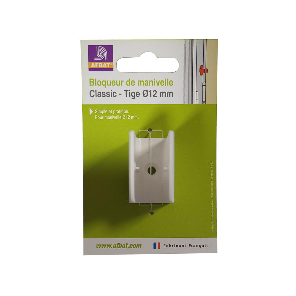 Bloqueur de manivelle composite blanc, H.33 x L.20 x P.34 mm AFBAT - 3