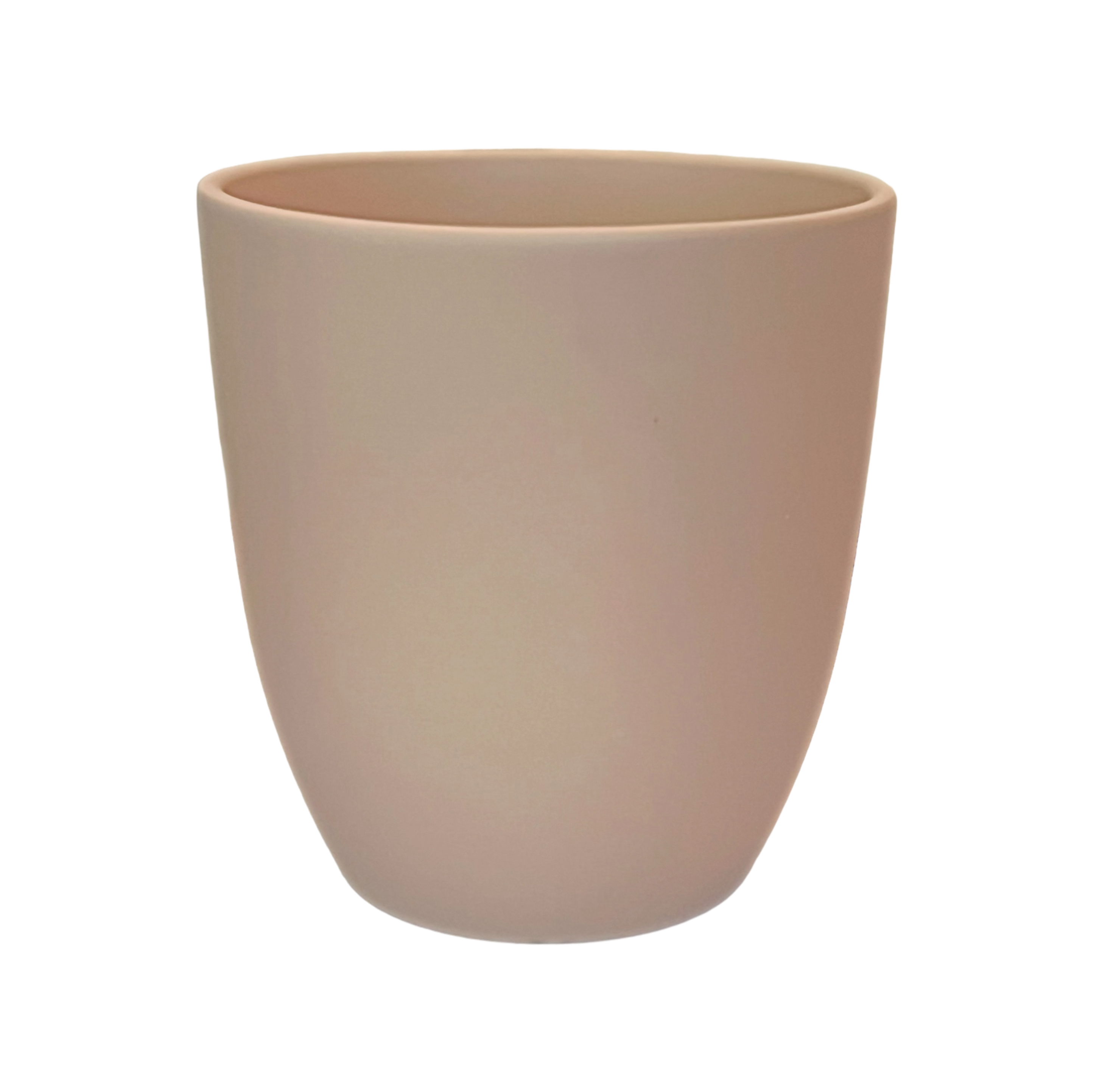 Doniczka ceramiczna Nova śr.16 cm ciemno-beżowa