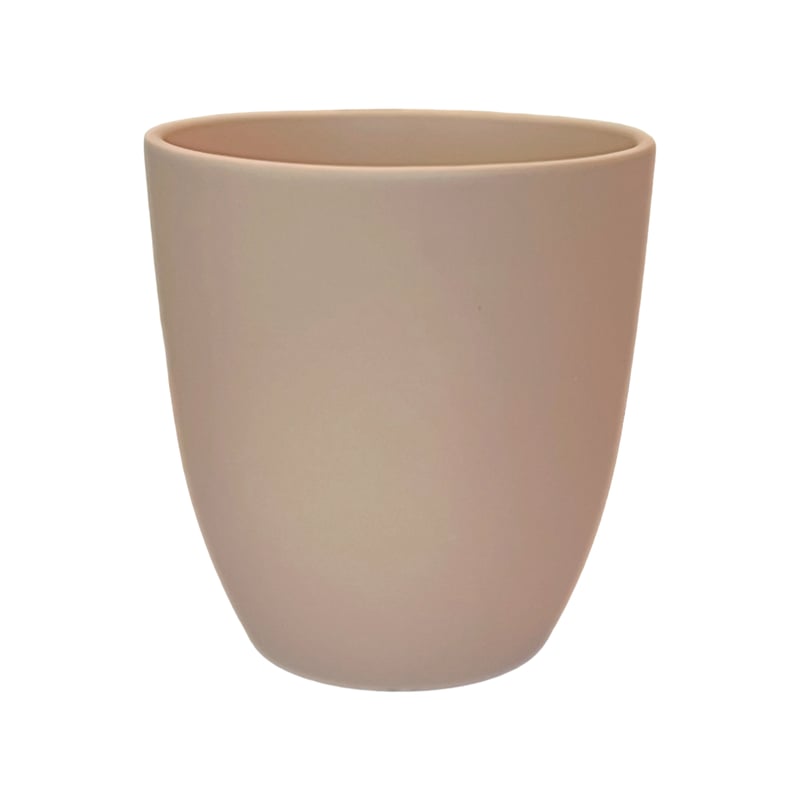 Doniczka ceramiczna Nova śr.16 cm ciemno-beżowa