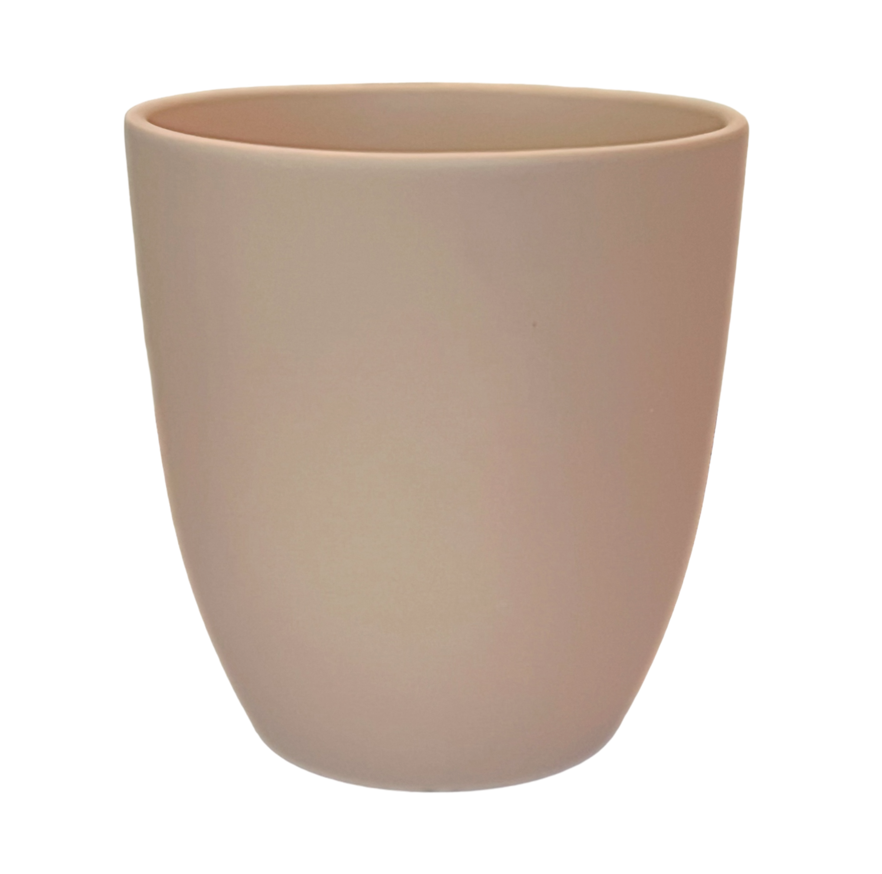 Doniczka ceramiczna Nova śr.19.5 cm ciemno-beżowa