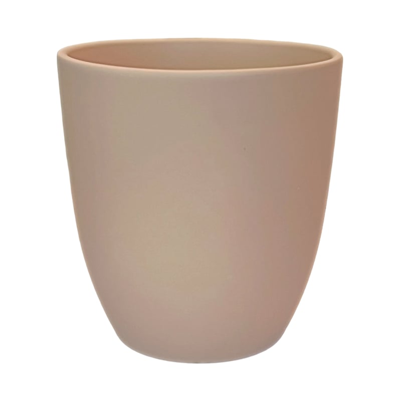 Doniczka ceramiczna Nova śr.19.5 cm ciemno-beżowa