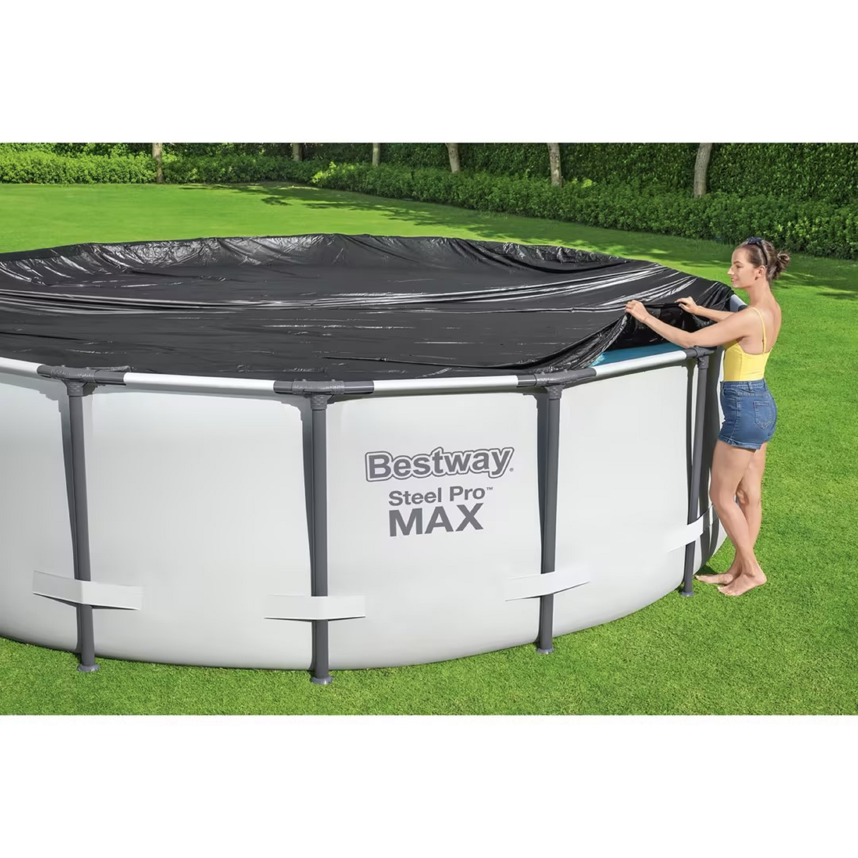 Bâche 4 saisons pour piscine hors sol BESTWAY, rond, Diam.305cm - 2