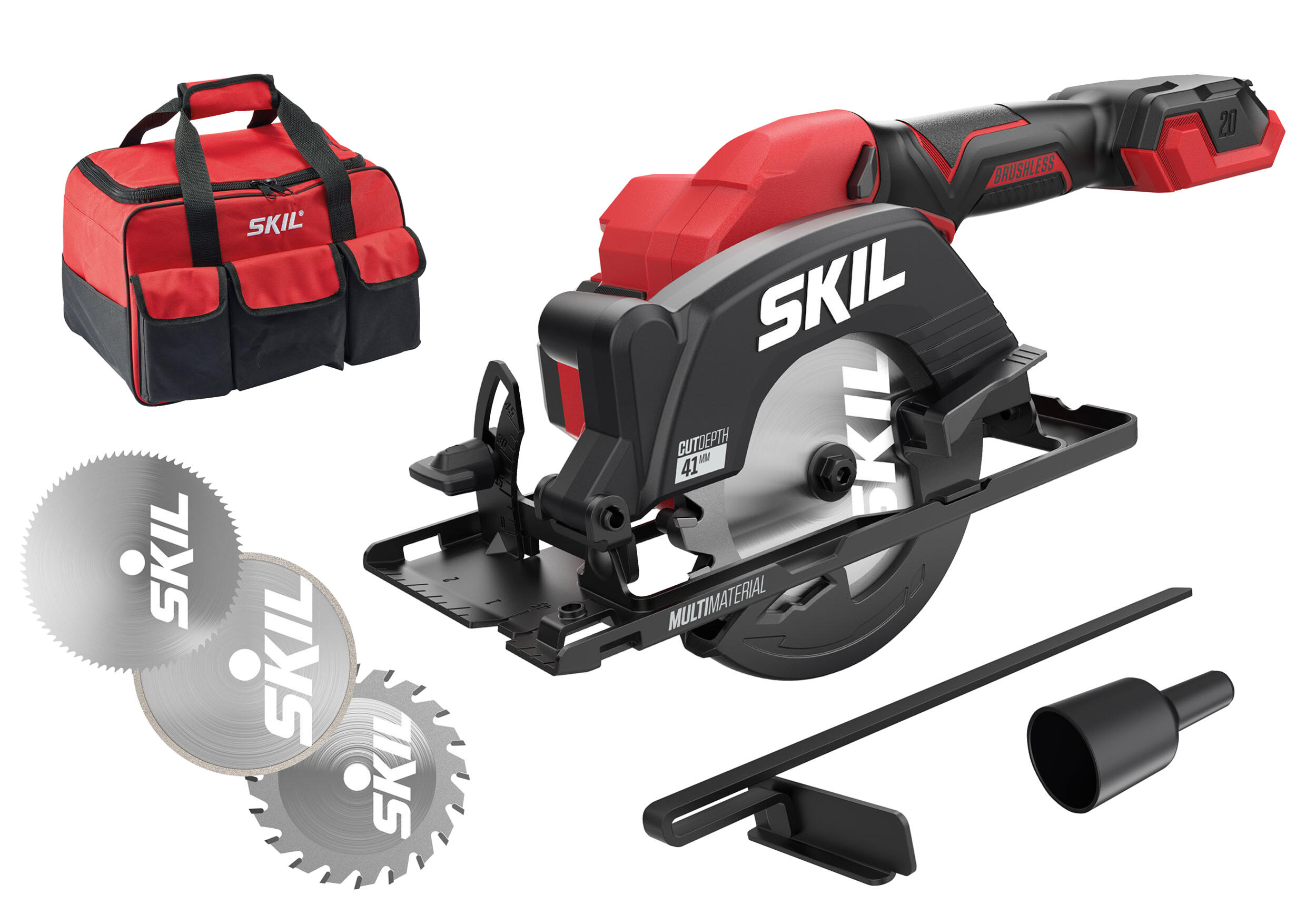 Sierra multimaterial a batería Brushless Compact SKIL 20v - 3540FA ...