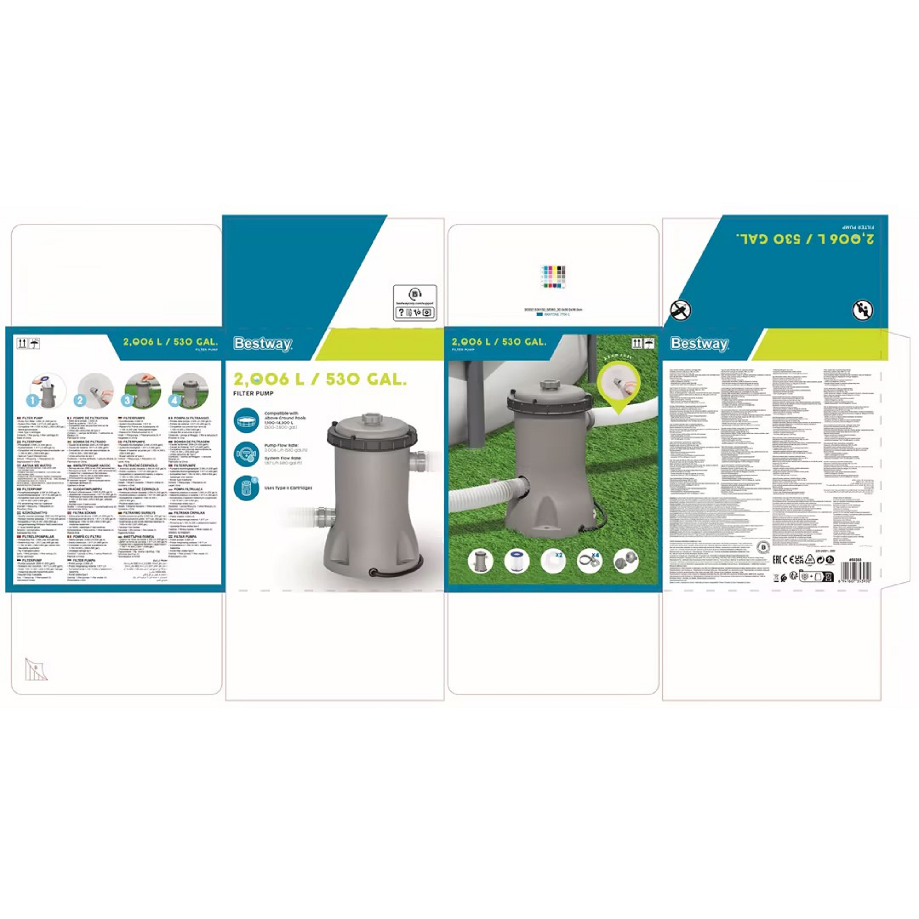 Filtro cartucho 2006L/H BESTWAY - 3