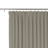Cortina cinta frunce, trabillas Lenaya 100% lino de 200x280cm INSPIRE liso beige natural. Incluye cinta termoadhesiva