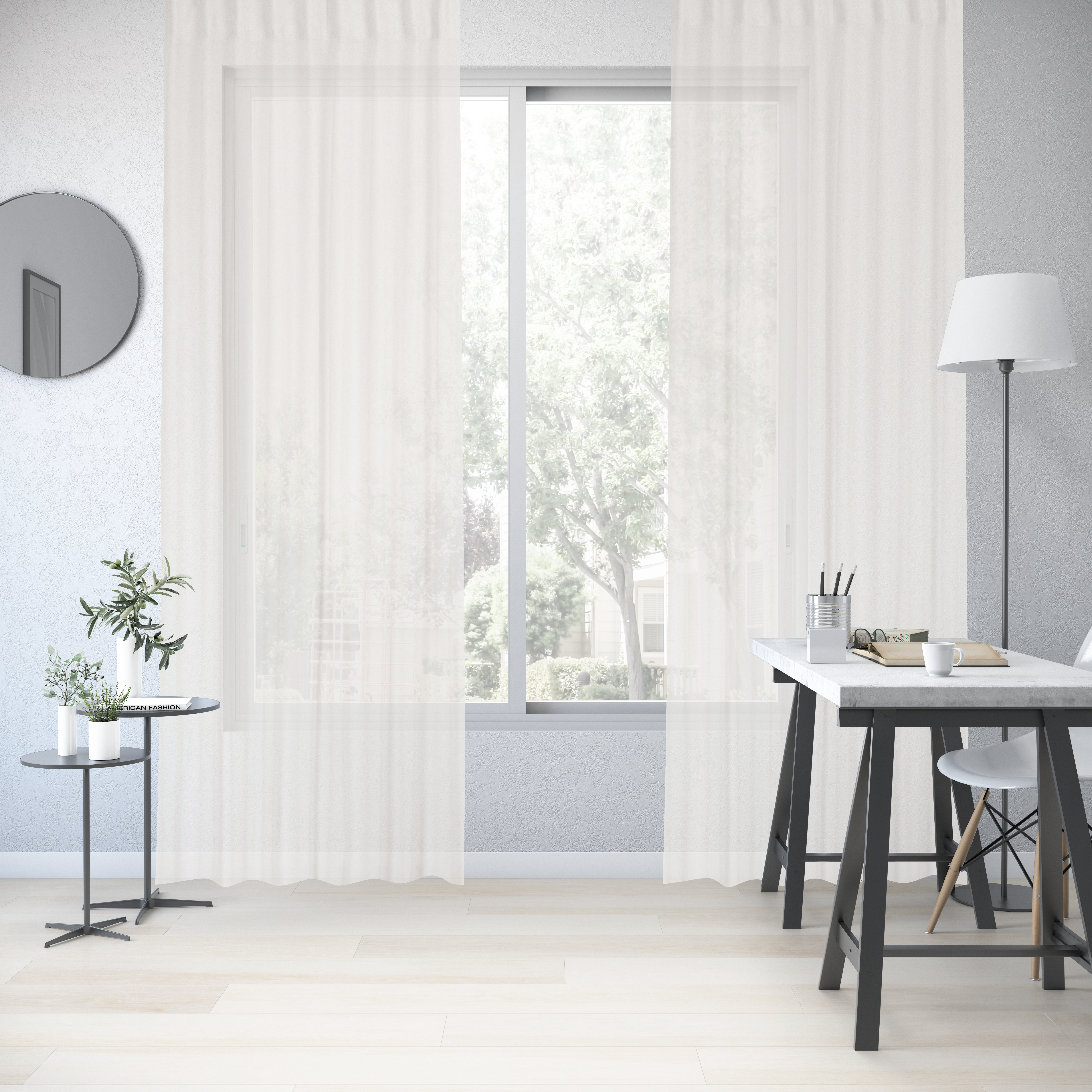 Cortinado fita e/ou presilha Elara 200x280cm paper Inspire - 8