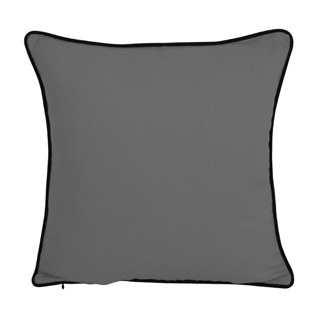 Housse de coussin Kalpe gris / argent, 45 x 45 cm
