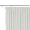 Cortina cinta frunce, trabillas Lenaya 100% lino de 200x280cm INSPIRE liso blanco. Incluye cinta termoadhesiva