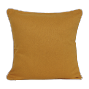 Coussin Kalpe, jaune / doré l.45 x L.45 cm INSPIRE Leroy Merlin Les bons plans des petits projets avant l'été