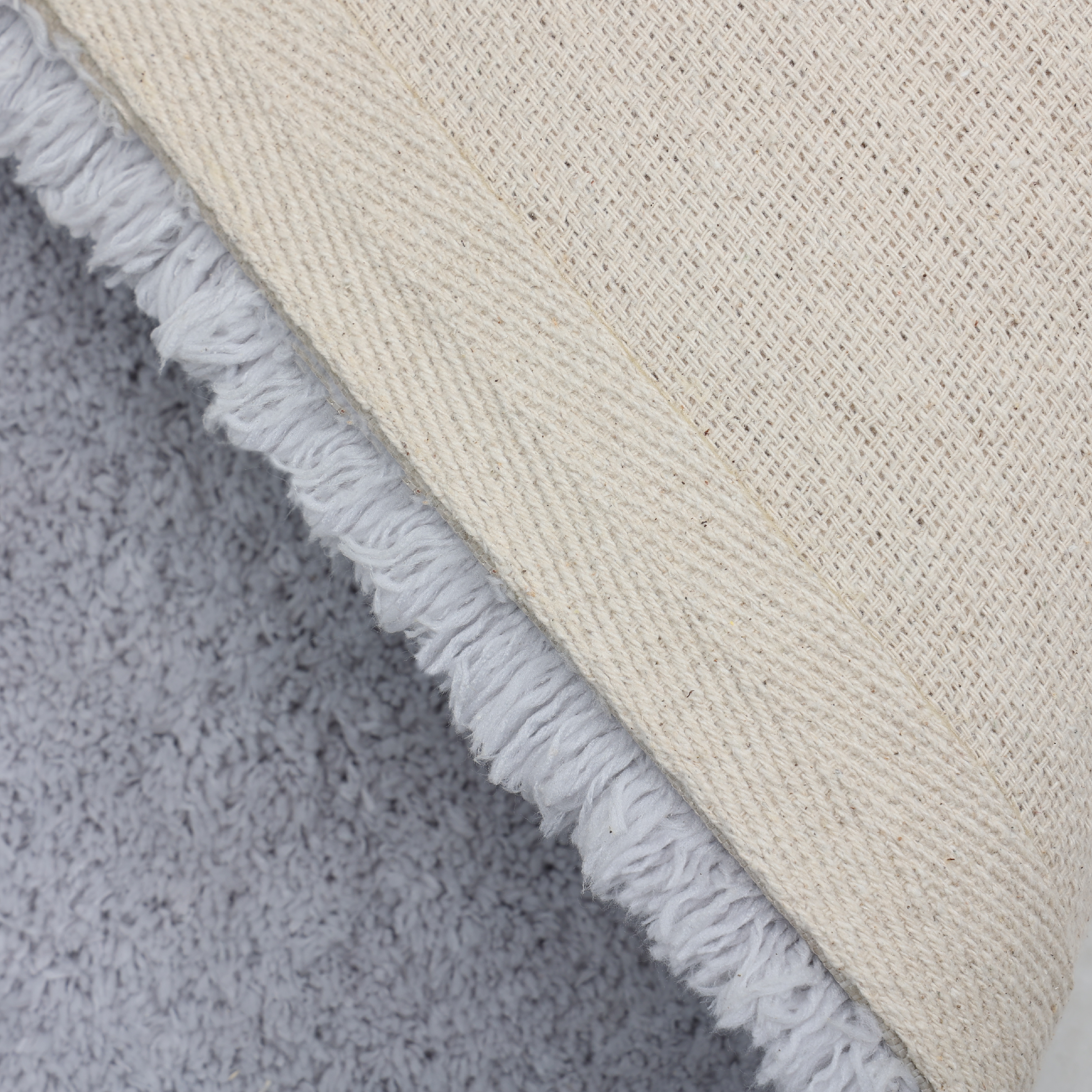 Alfombra poliéster Talka 160x230cm pelo largo INSPIRE liso gris granito - 6