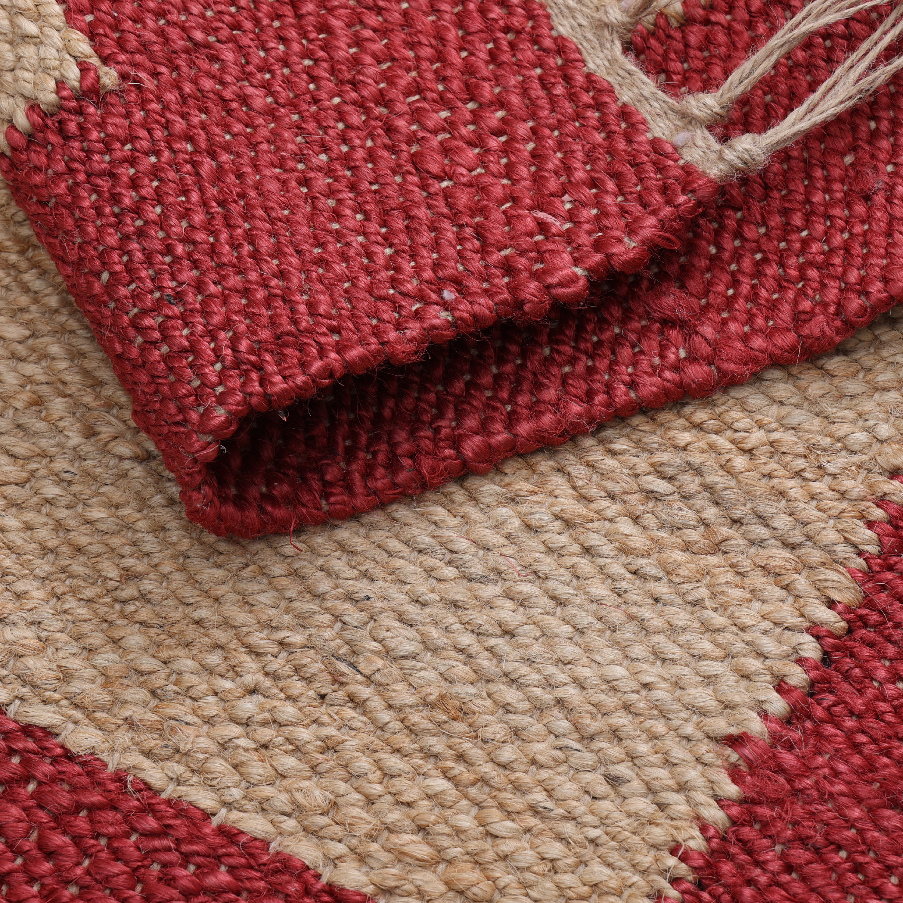 Scendiletto Baliko in juta, L 110 x L 60 cm, giallo/rosso - 13